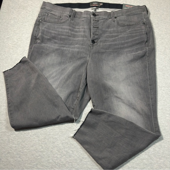 torrid Denim - Torrid Bombshell Skinny Jeans Super Soft High Rise Size 24W Gray Wash NWT
